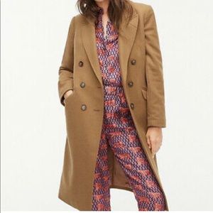 J. Crew Tan Double-Breasted Coat